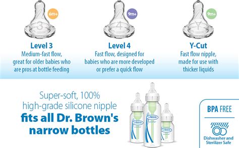 dr brown bottle nipples|Parent/Caregiver Nipple Flow Guidelines